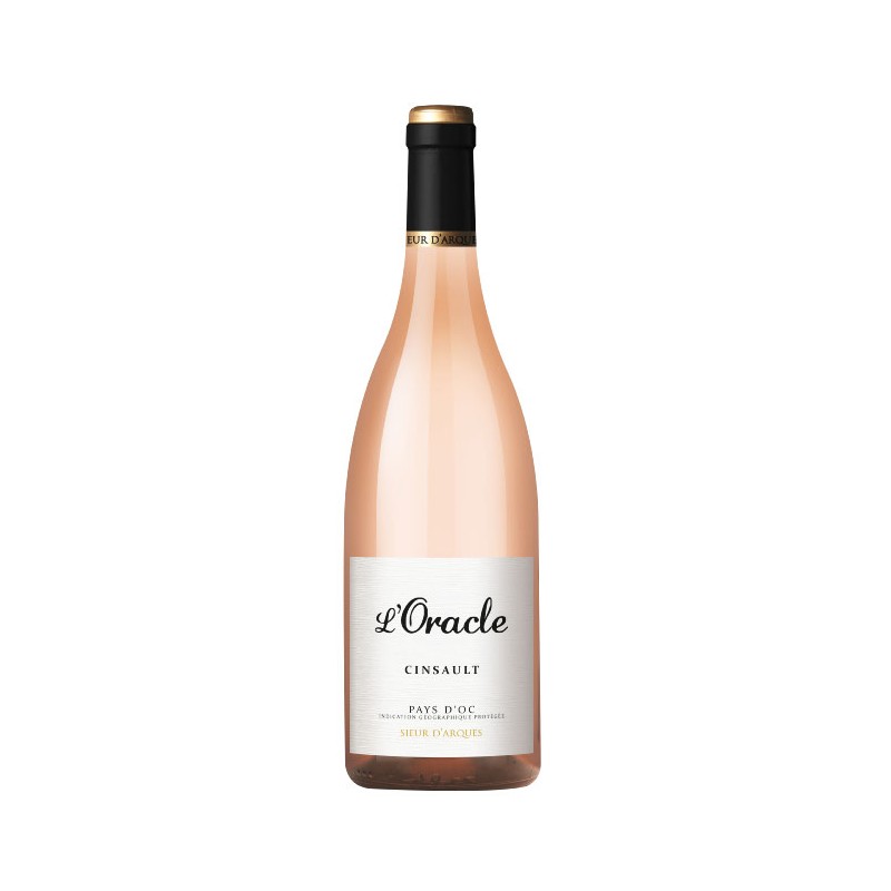 Bouteille de vin L'ORACLE Cabernet rosé Sieur d'Arques Le Vin du Sud