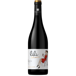 Bouteille de vin bio rouge LILI de Limoux  Sieur d'Arques Le vin du Sud