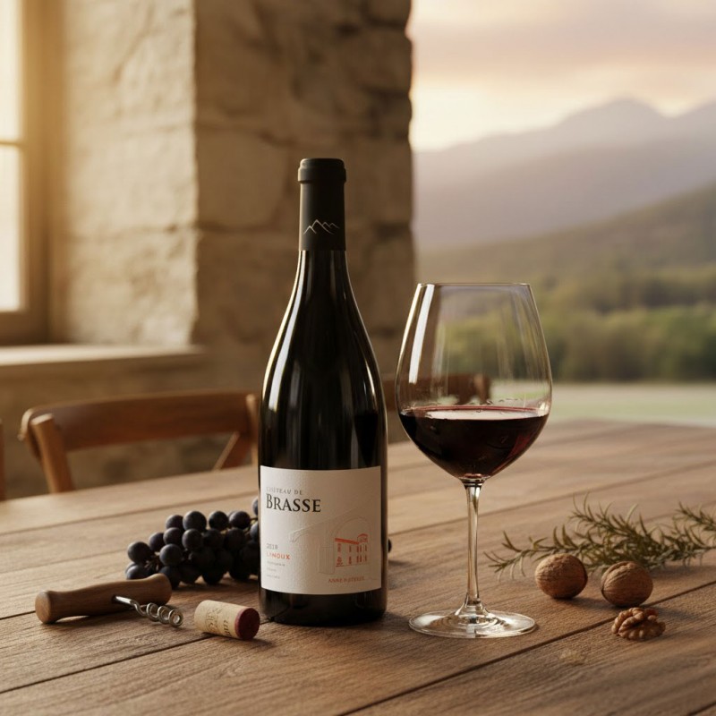 Bouteille 75 cl Château de Brasse vin rouge Anne de Joyeuse