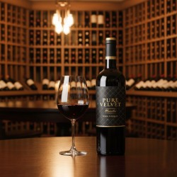 bouteille vin rouge Pure Velvet 100% Marselan Gewuztraminer Sieur d'arques