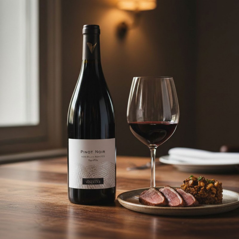 bouteille pinot noir rouge cave vendéole