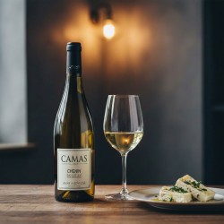 Bouteille Camas vin blanc chenin Anne de joyeuse